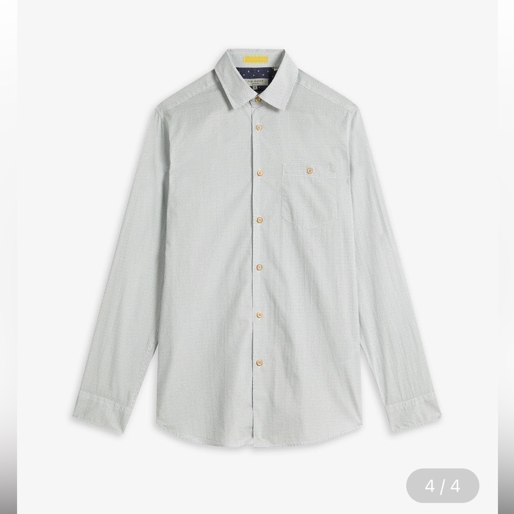TED BAKER Taco men’s button down shirt, size 5 (XL)
